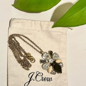 J. Crew Long Jeweled Pendant Necklace
